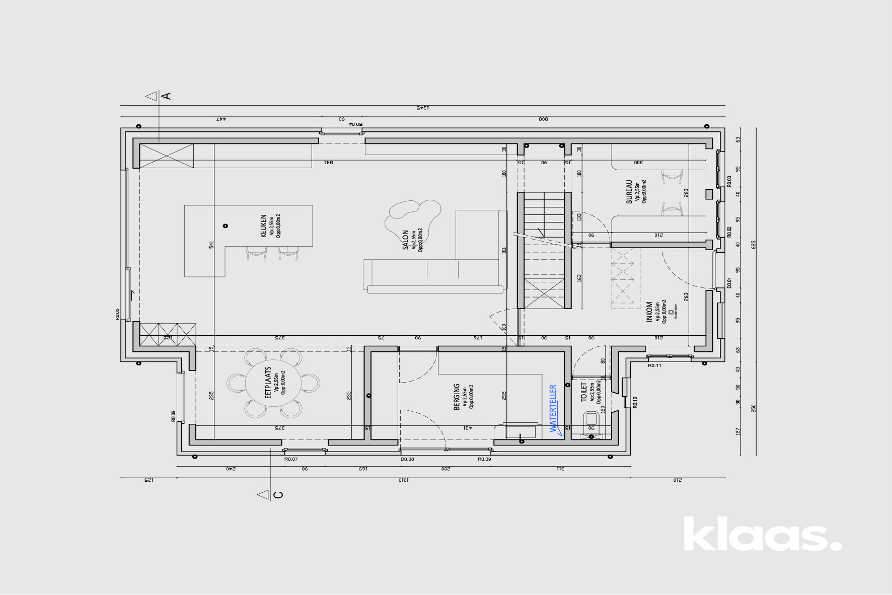 Klaas bouwt - Nieuwbouw Hooglede - Landelijke villa - Immo - Vastgoed - bouwplannen-01