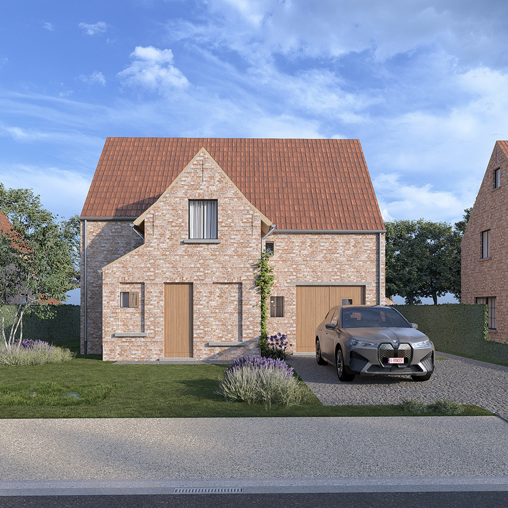 Klaas bouwt - Nieuwbouw Hooglede - Landelijke villa - Immo - Vastgoed - vierkant