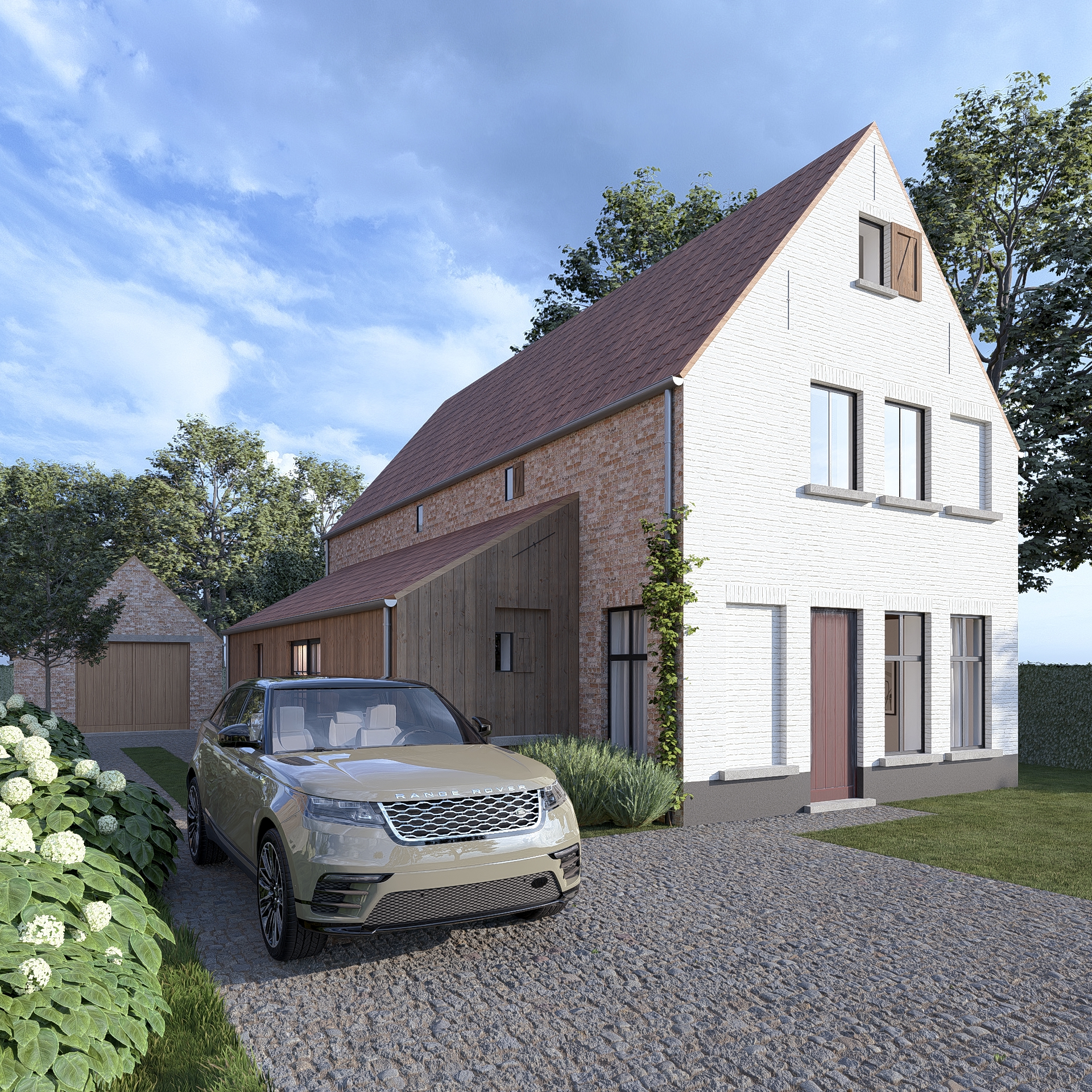 Klaas bouwt - Nieuwbouw Hooglede - Landelijke villa - Immo - Vastgoed - vierkant