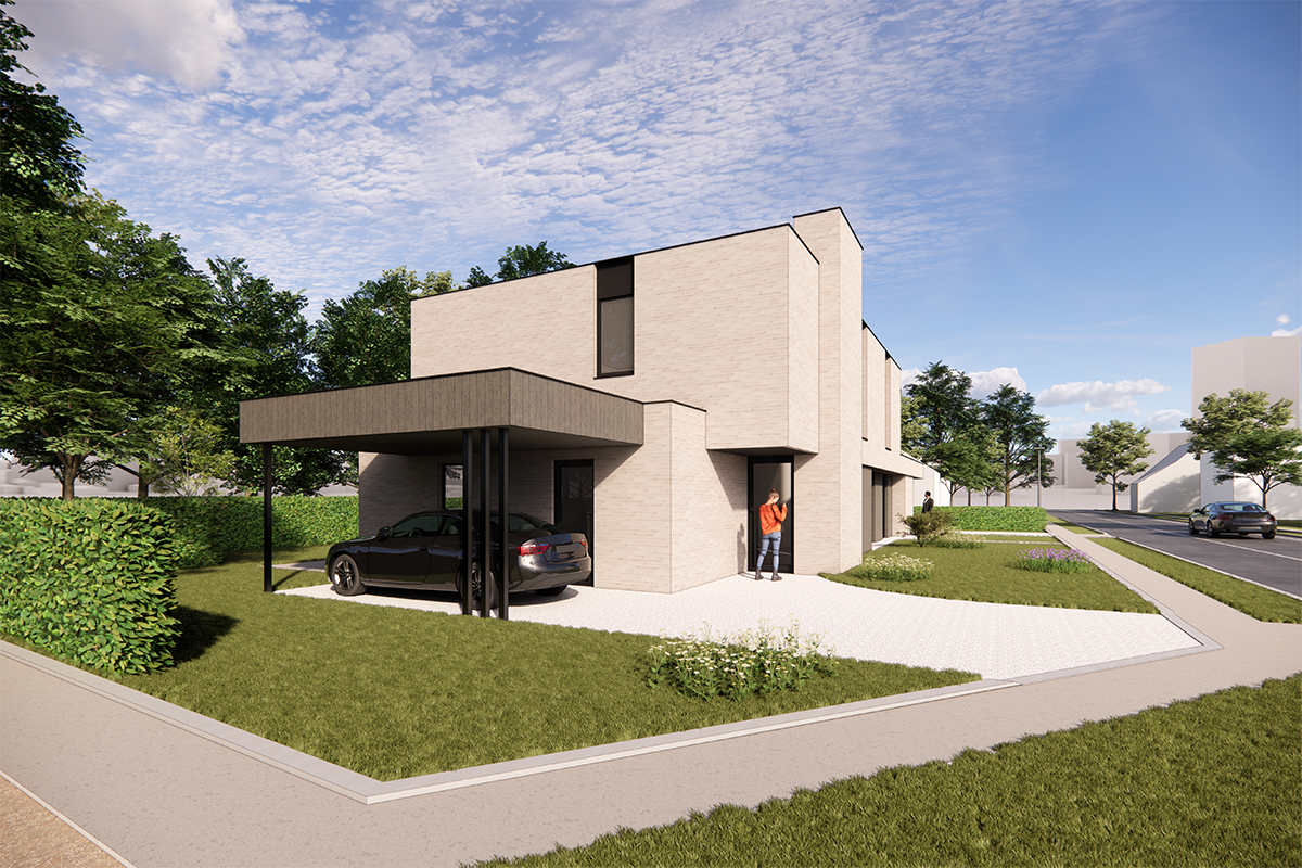 Klaas bouwt - Nieuwbouw Ingelmusnter - moderne halfopen woning - Immo - Vastgoed - Klaas bouwt - 2